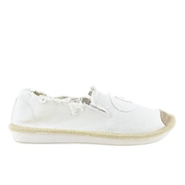Alpargatas blancas sin cordones NB273P-3 blanco Alpargatas blancas sin cordones NB273P-3 blanco
