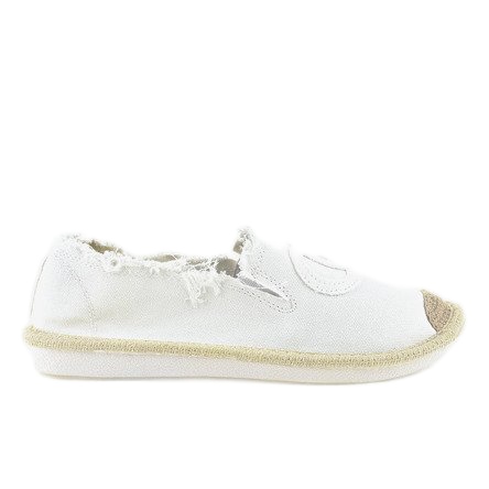 Alpargatas blancas sin cordones NB273P-3 blanco Alpargatas blancas sin cordones NB273P-3 blanco
