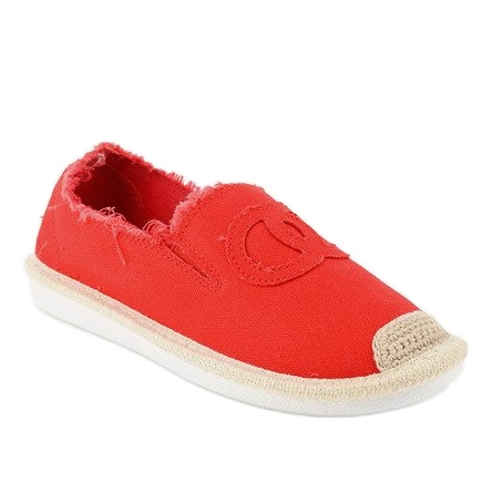 Alpargatas rojas sin cordones XY2618-4 rojo Alpargatas rojas sin cordones XY2618-4 rojo