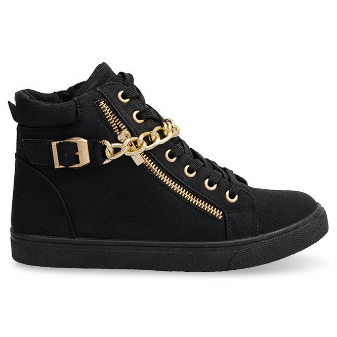 Zapatillas Decoradas B01 Negro