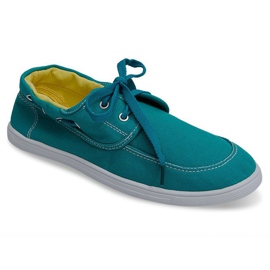 Mocasines de tela de las zapatillas VB14 Green verde