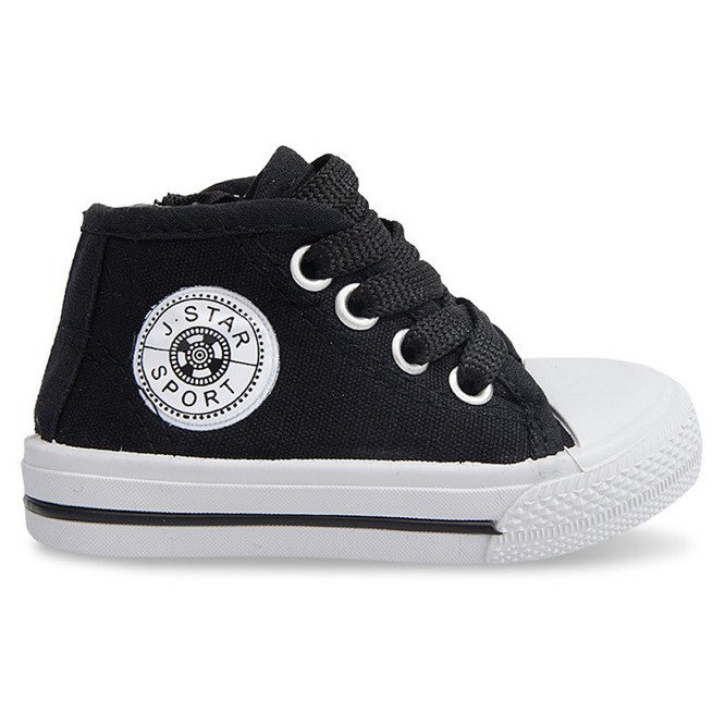 Zapatillas altas para niños Y1309 Negro