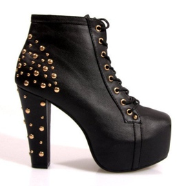 Botas Solid In Heels K771 Negro