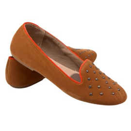 Señores tachonados 957 Camel marrón