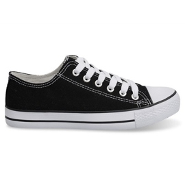 8223 Zapatillas altas negras negro