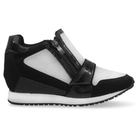 Zapatillas de deporte simples de moda SK48 Negro