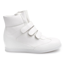 Zapatillas de cuña de moda JT3 Blanco
