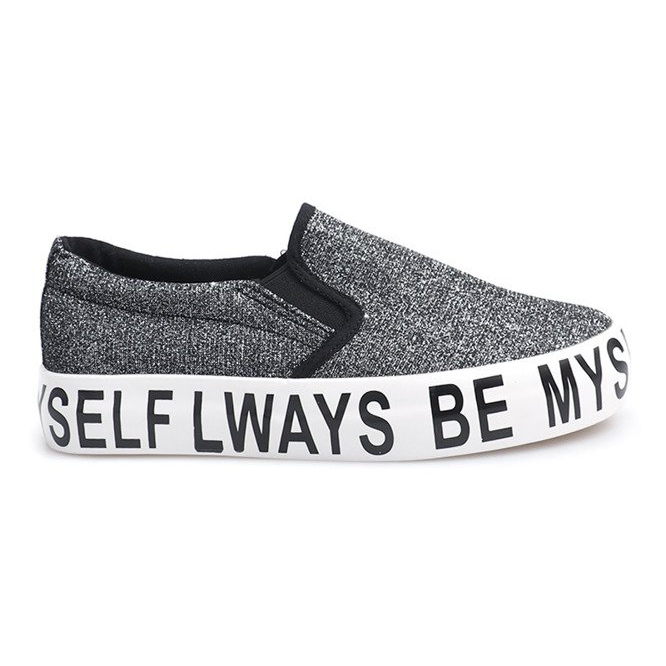 Zapatillas Slip On Slip On Brocade E22 Negro