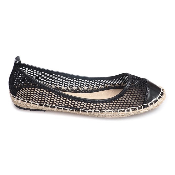 Alpargatas Bailarinas 9653 Negro