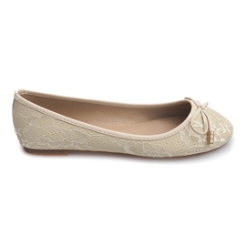 Bailarinas Encaje 02059 Beige
