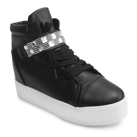 Deportivas de cuña alta 51113 Negro