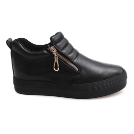 Zapatillas de cuña alta Creepers H42 Negro