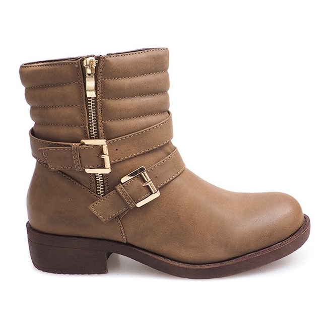 Botas cálidas con Kalmra 0728 Khaki multicolor verde