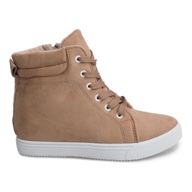 Zapatillas de cuña TL089 Beige