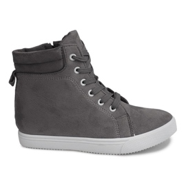 Zapatillas de cuña TL089 Gris