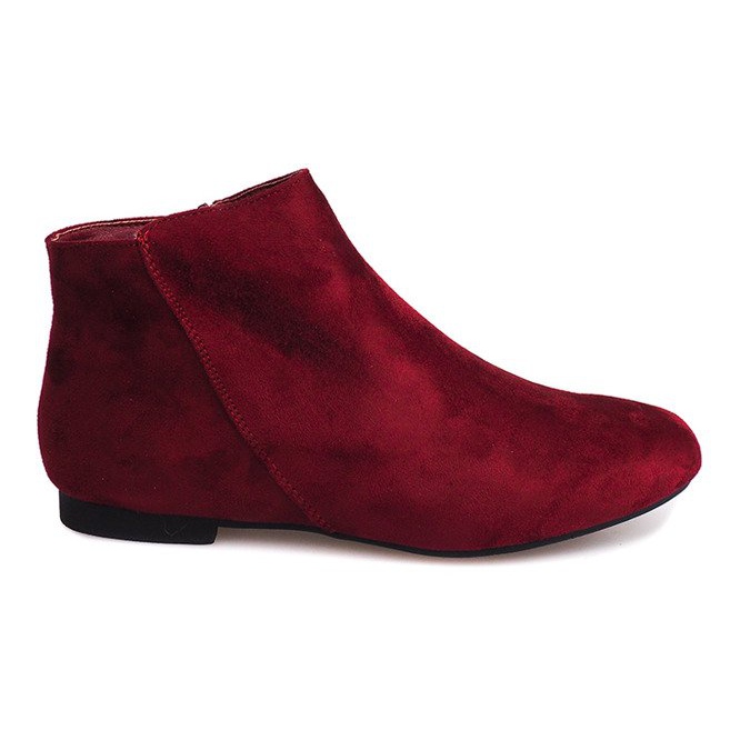 Botines de ante Chelsea Boots 7-106 Rojo