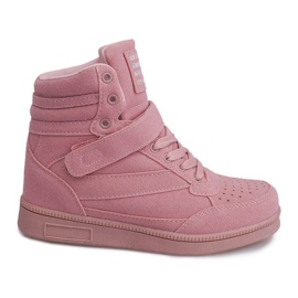 Zapatillas con cuña XW33268 Pink rosa