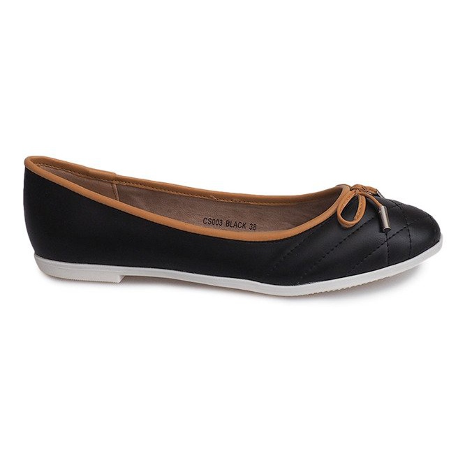 Bailarinas Con Lazo CS003 Negro
