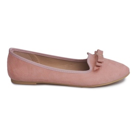 Bailarinas Ante Con Lazo 1188-20 Rosa rosado