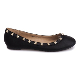 Bailarinas Clásicas Con Tachuelas B8-3 Negro
