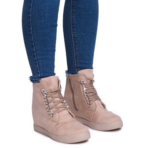 Deportivos Cuña 1867 Beige