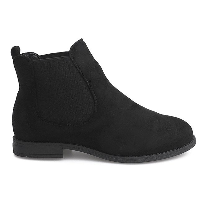 Botines de ante Jodhpur boots B2814-KB Negro
