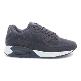 Zapatillas Deportivas Sneakers Suede Z2014-6 D. Grey gris