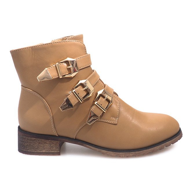 Botas BL8539 Beige negro