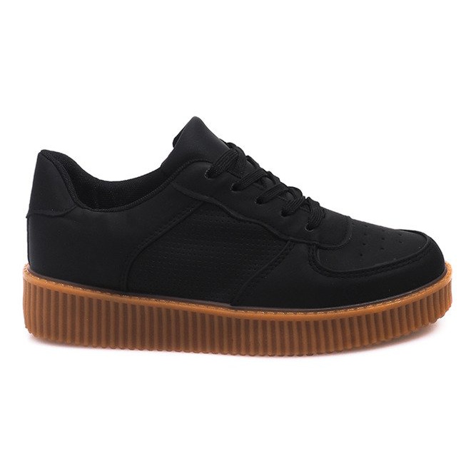 Botas Creepers Con Plataforma B3136B-SP Negro