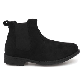 Botines de ante Jodhpur 7-K3520A Negro