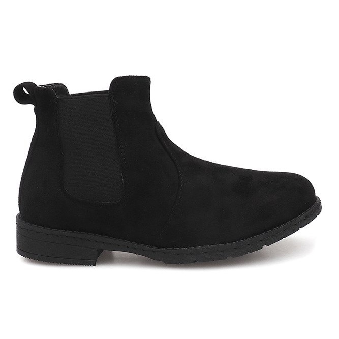 Botines de ante Jodhpur 7-K3520A Negro