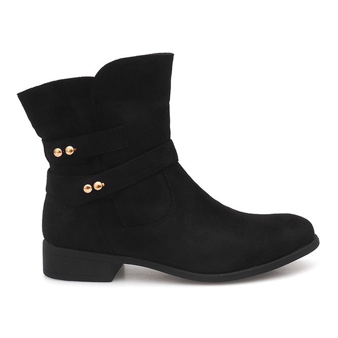 Botines de ante Jodhpur boots SG803 Black negro