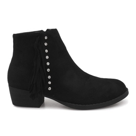 Botines Ante Jodhpur GF001 Negro