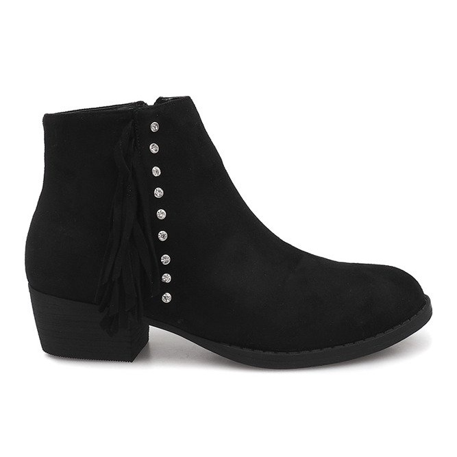 Botines Ante Jodhpur GF001 Negro