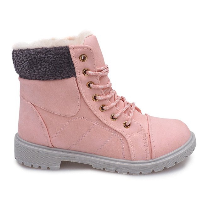 Botas Timber Warm DD498-6 Rosa rosado