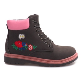 Botas de madera con aislamiento SJ1669-6 Gris