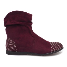 Botines de ante Jodhpur boots B03 Rojo