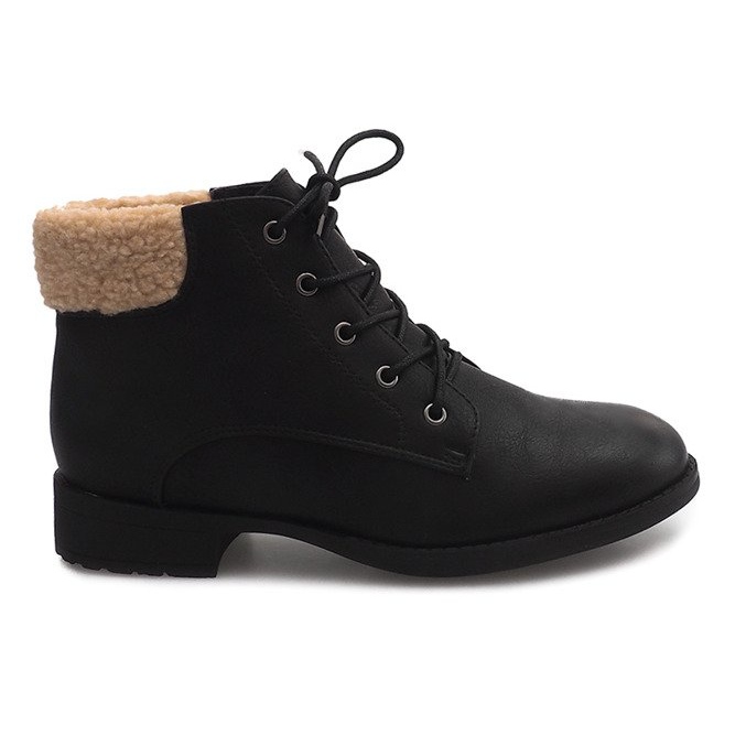Botas de abrigo Jodhpur boots Fur PD-15 Black negro Botas de abrigo Jodhpur boots Fur PD-15 Black negro