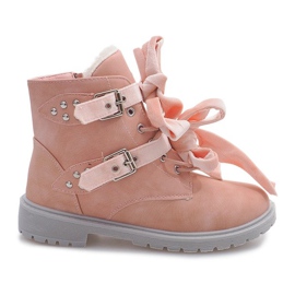 Botas extravagantes cálidas TL0129-3 Rosa rosado