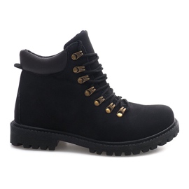 Botas de madera B789 Negro