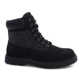 Trappers Decorados en Ante HQ896 Negro