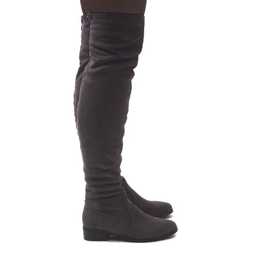 Botas de ante QQ006 # Gris