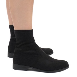 Botines de ante Jodhpur XQ99 Negro