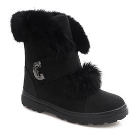 Warm Timberki Bows DD492-1 Negro