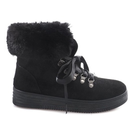 Botas con piel 8898 Negro