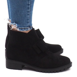 Botas de ante AT-0625 Negro