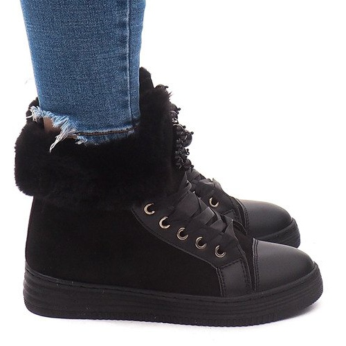 Zapatillas Warm KB-045 Negro