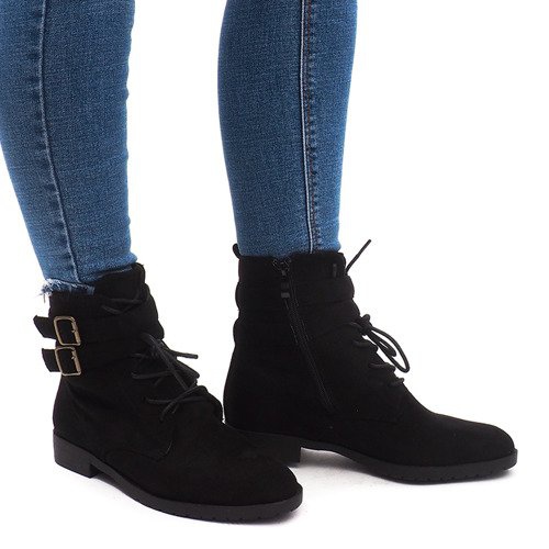 Warm Booties Jodhpur boots H7187 Negro