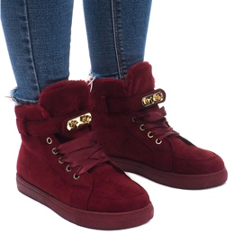 Zapatillas Warm BOK-1122 Rojo