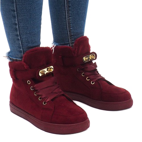 Zapatillas Warm BOK-1122 Rojo